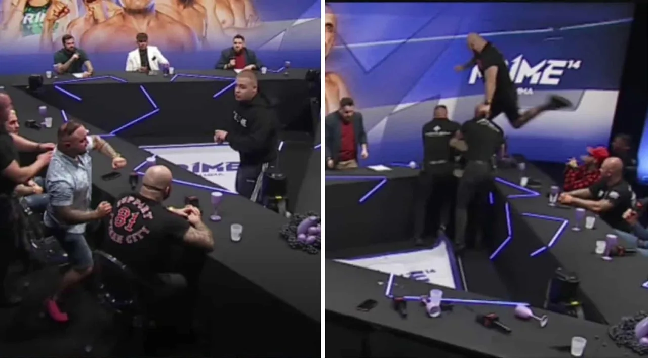 Super Mario zaatakowany w trakcie konferencji PRIME. Kacper Miklasz poturbował napastnika [WIDEO]