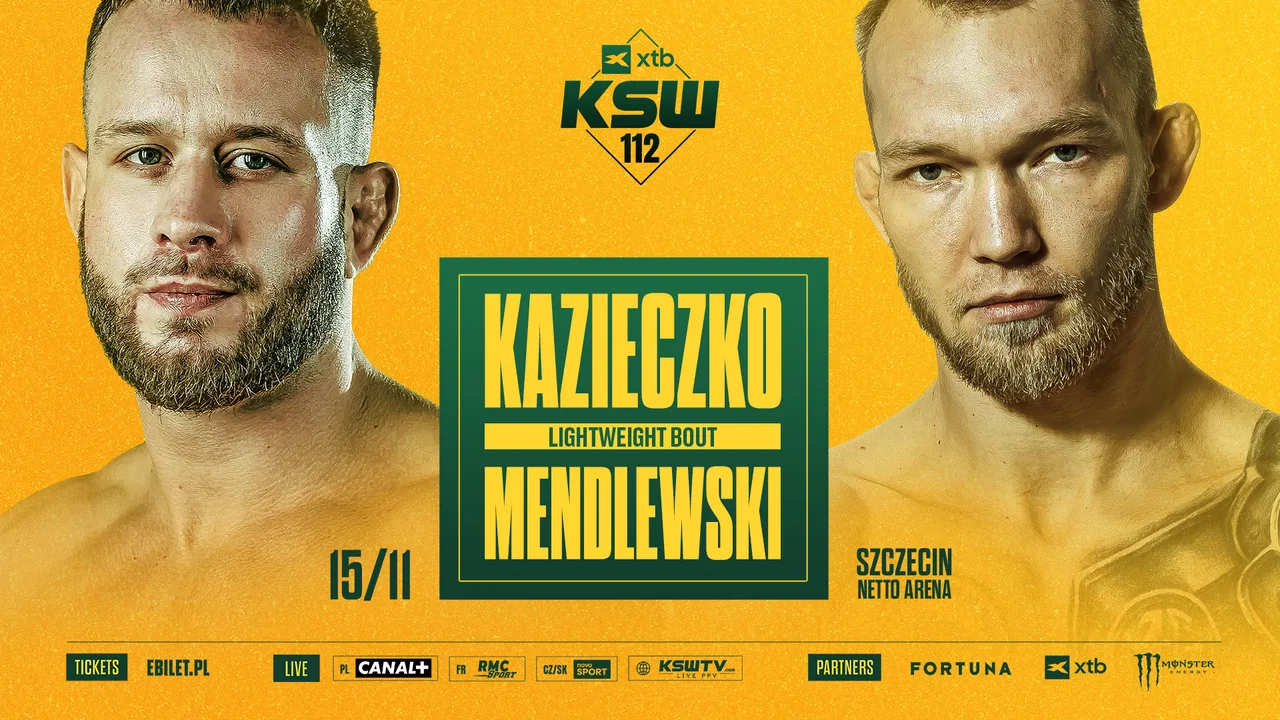 Krzysztof Mendlewski debiutuje w KSW! Przywita go Maciej Kazieczko