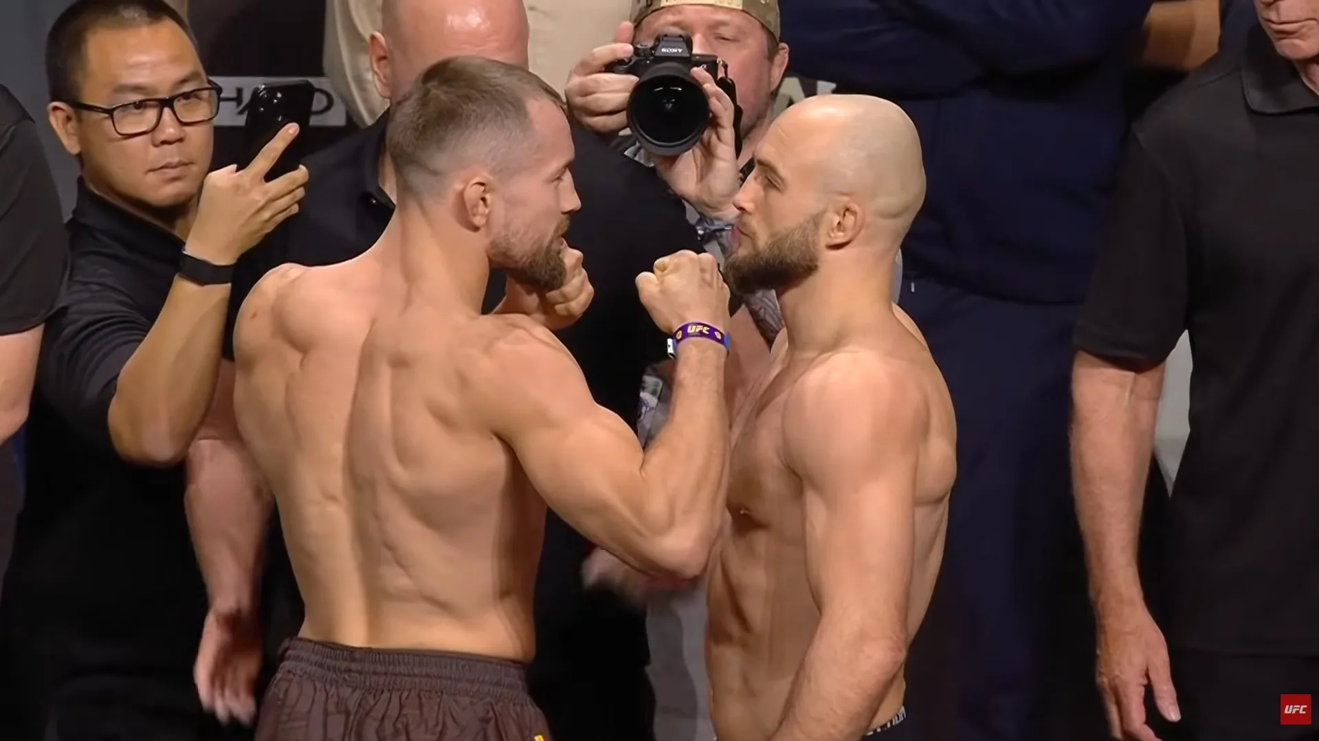 Mateusz Rębecki i Ludovit Klein twarzą w twarz przed UFC 321 [WIDEO]