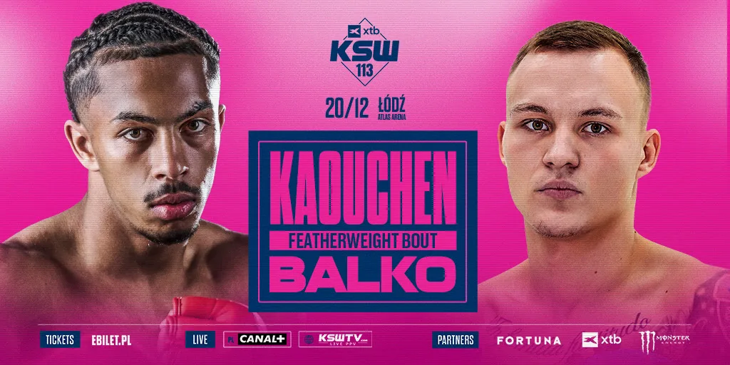 Niepokonane młode talenty zmierzą się w walce otwarcia gali XTB KSW 113