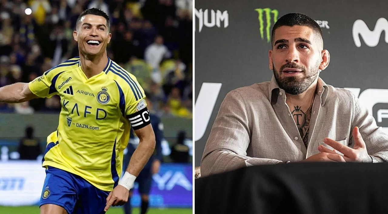 Cristiano Ronaldo wkracza w świat MMA! Rozpoczął współpracę z Ilią Topurią