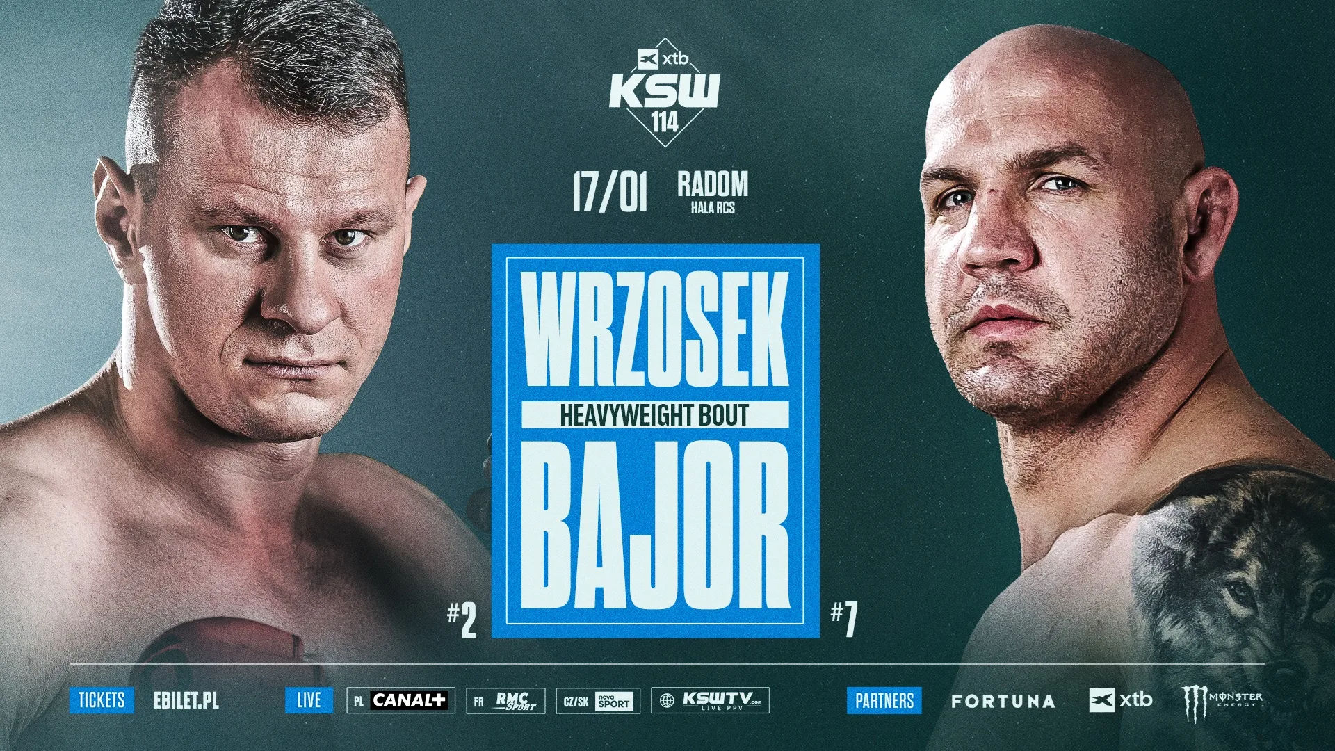 Arkadiusz Wrzosek vs. Szymon Bajor na XTB KSW 114 w Radomiu