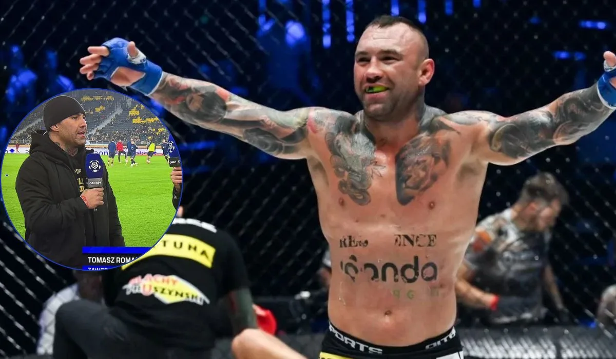 Tomasz Romanowski gościem w Canal+ przed meczem Pogoni Szczecin. Promował galę XTB KSW 112