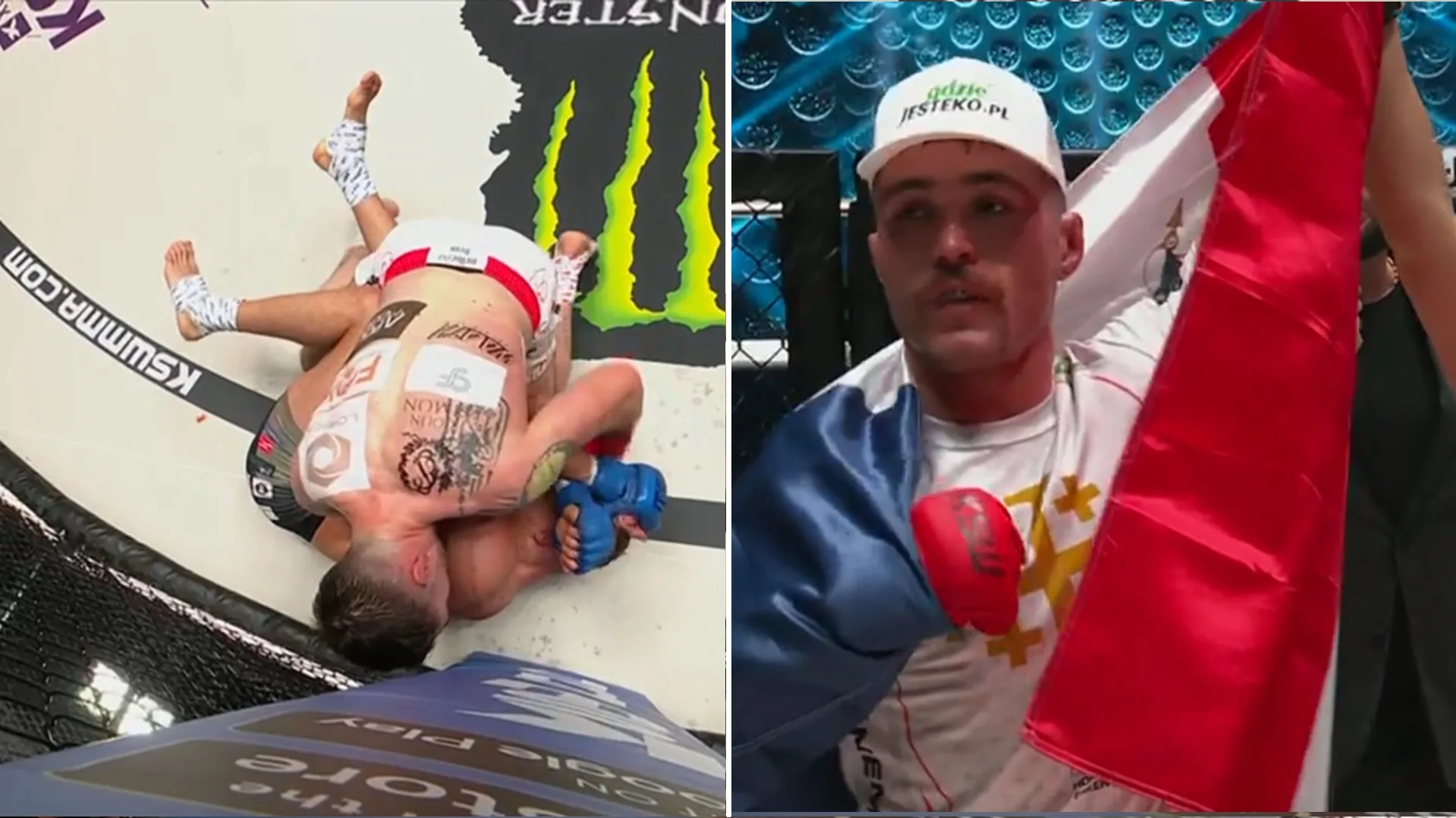 KSW 112: Hugo Deux zdominował Kawę w parterze i pewnie wygrał na punkty