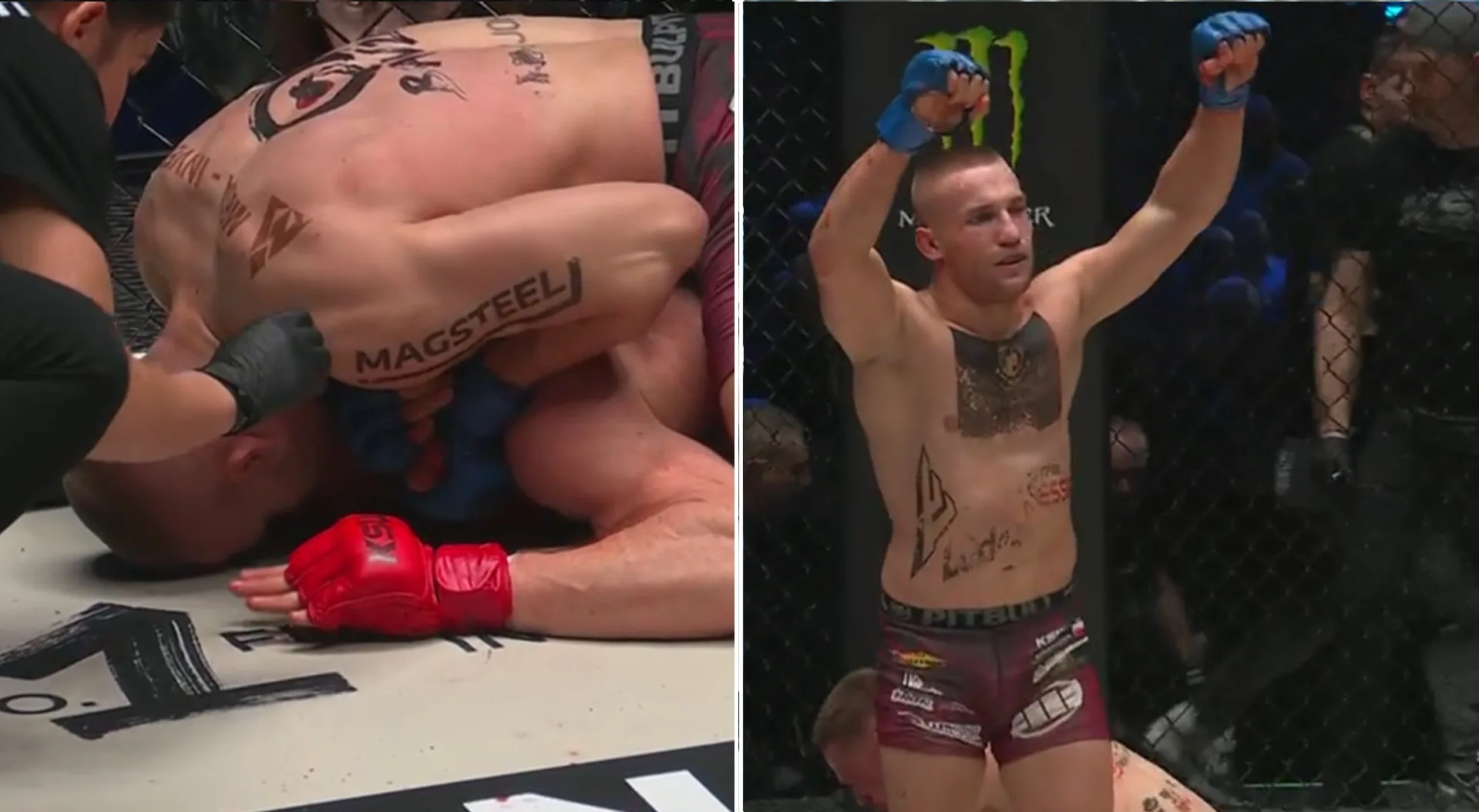 KSW 112: Kamil Szkaradek poddał Polishchuka w 2. rundzie. Cenny triumf Polaka [WIDEO]