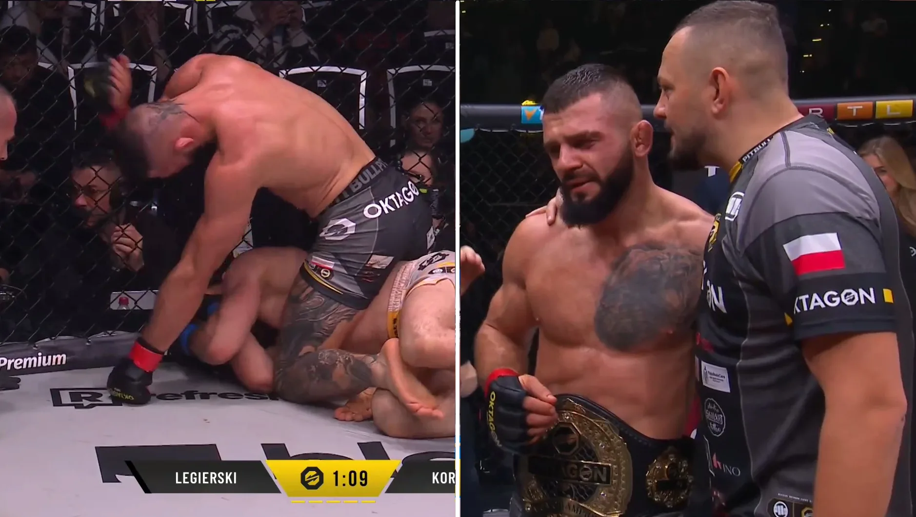 OKTAGON 80: Mateusz Legierski po raz kolejny mistrzem! Polak pewnie wypunktował rywala