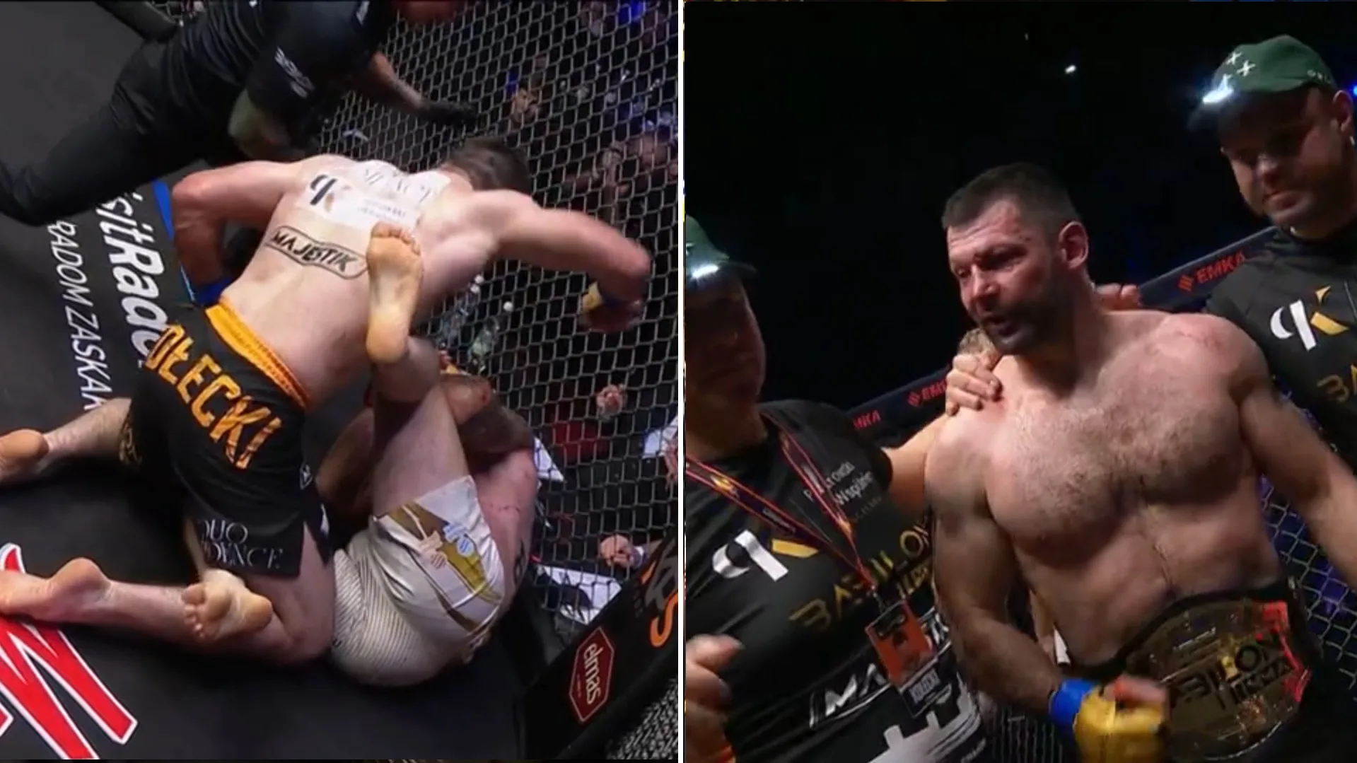 Babilon MMA 55: Szymon Kołecki rewanżuje się Łazarzowi i zdobywa pas! [WIDEO]