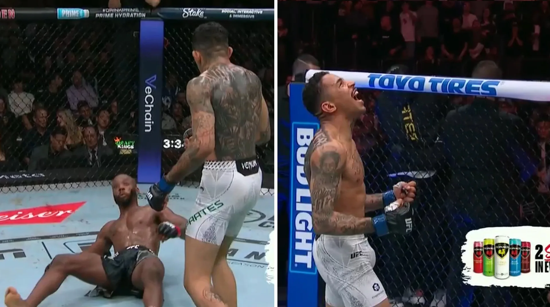 UFC 322: Carlos Prates brutalnie znokautował Leona Edwardsa! [WIDEO]