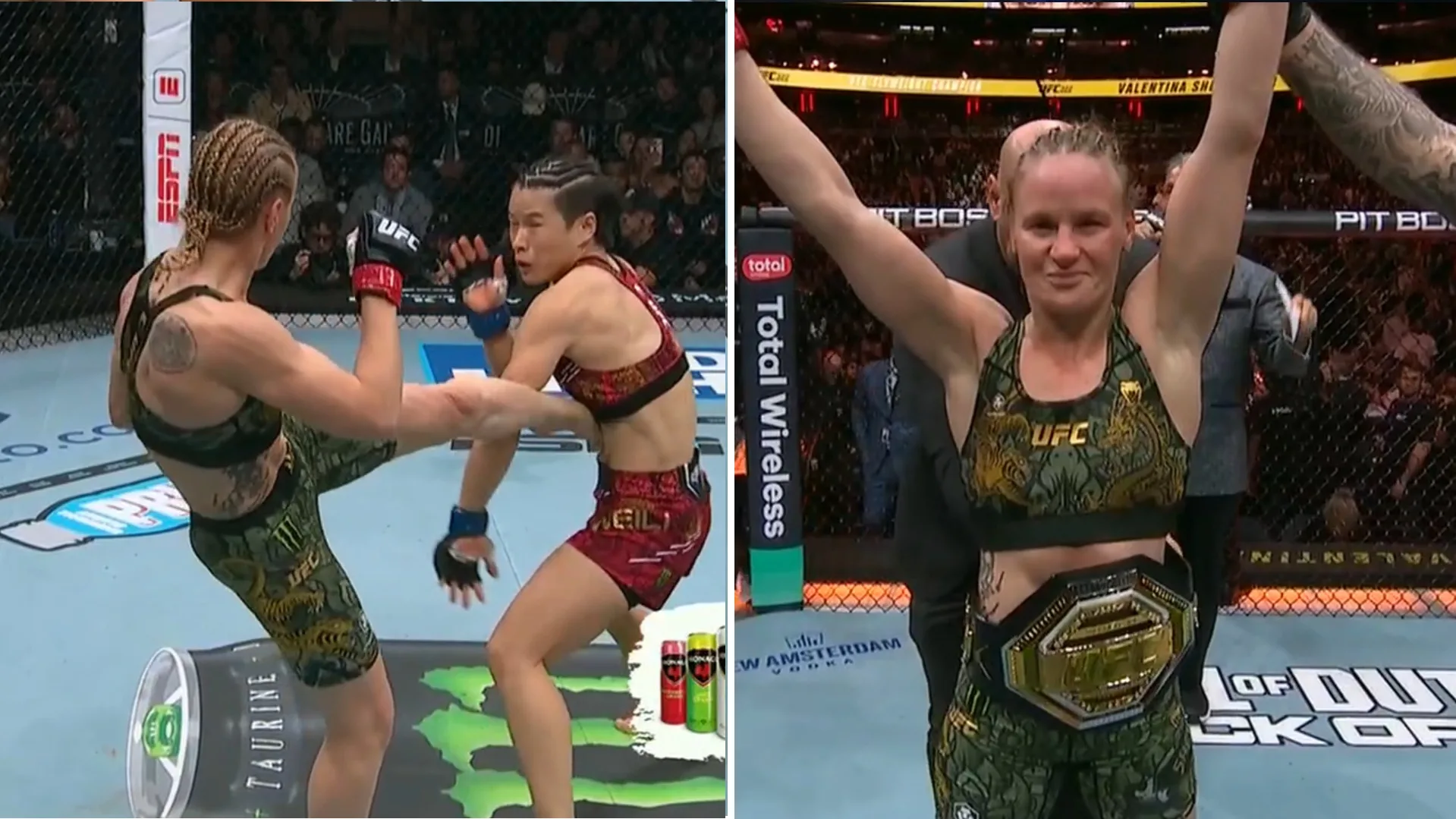UFC 322: Valentina Shevchenko kompletnie zdominowała Weili Zhang i obroniła pas [WIDEO]
