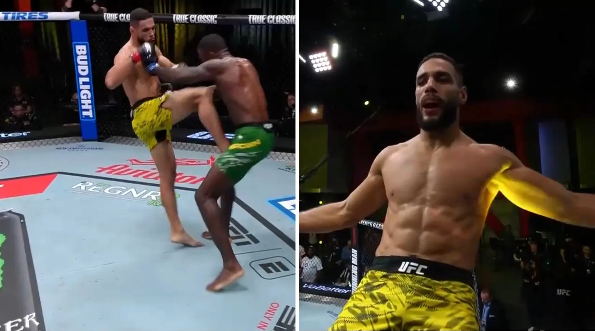 UFC on ESPN+ 122: Gabriel Bonfim skończył kolanem Browna w walce wieczoru [WIDEO]
