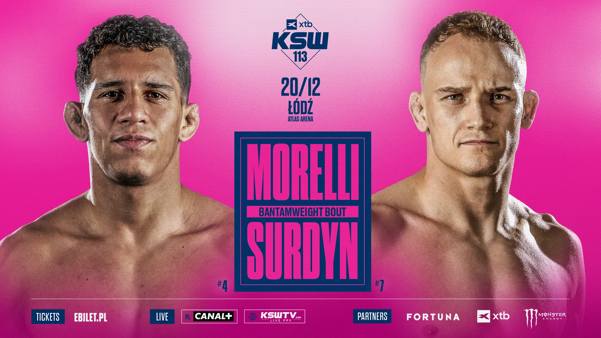Co za walka! Marcello Morelli stanie w szranki z Patrykiem Surdynem na XTB KSW 113