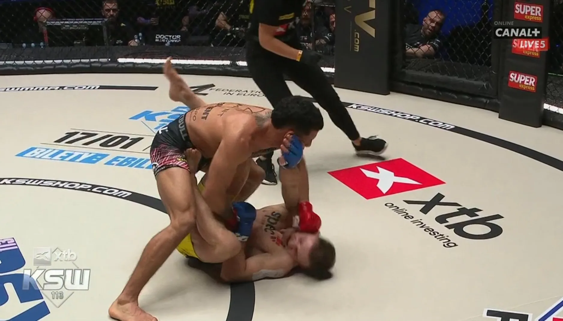 KSW 113: Marcelo Morelii efektownie kończy Patryka Surdyna już w 1. rundzie [WIDEO]