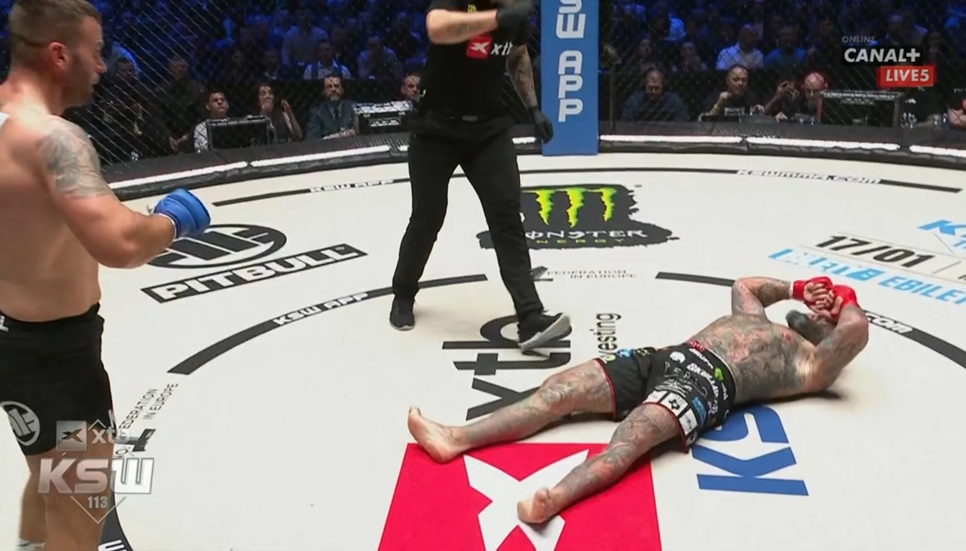 KSW 113: Różal znokautowany równo z gongiem. Legenda KSW runęła niczym rażona piorunem [WIDEO]