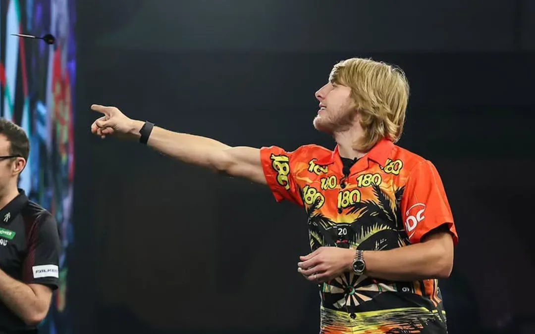 Paddy Pimblett w Ally Pally! Gwiazdor UFC gościem mistrzostw świata PDC w darcie [WIDEO]