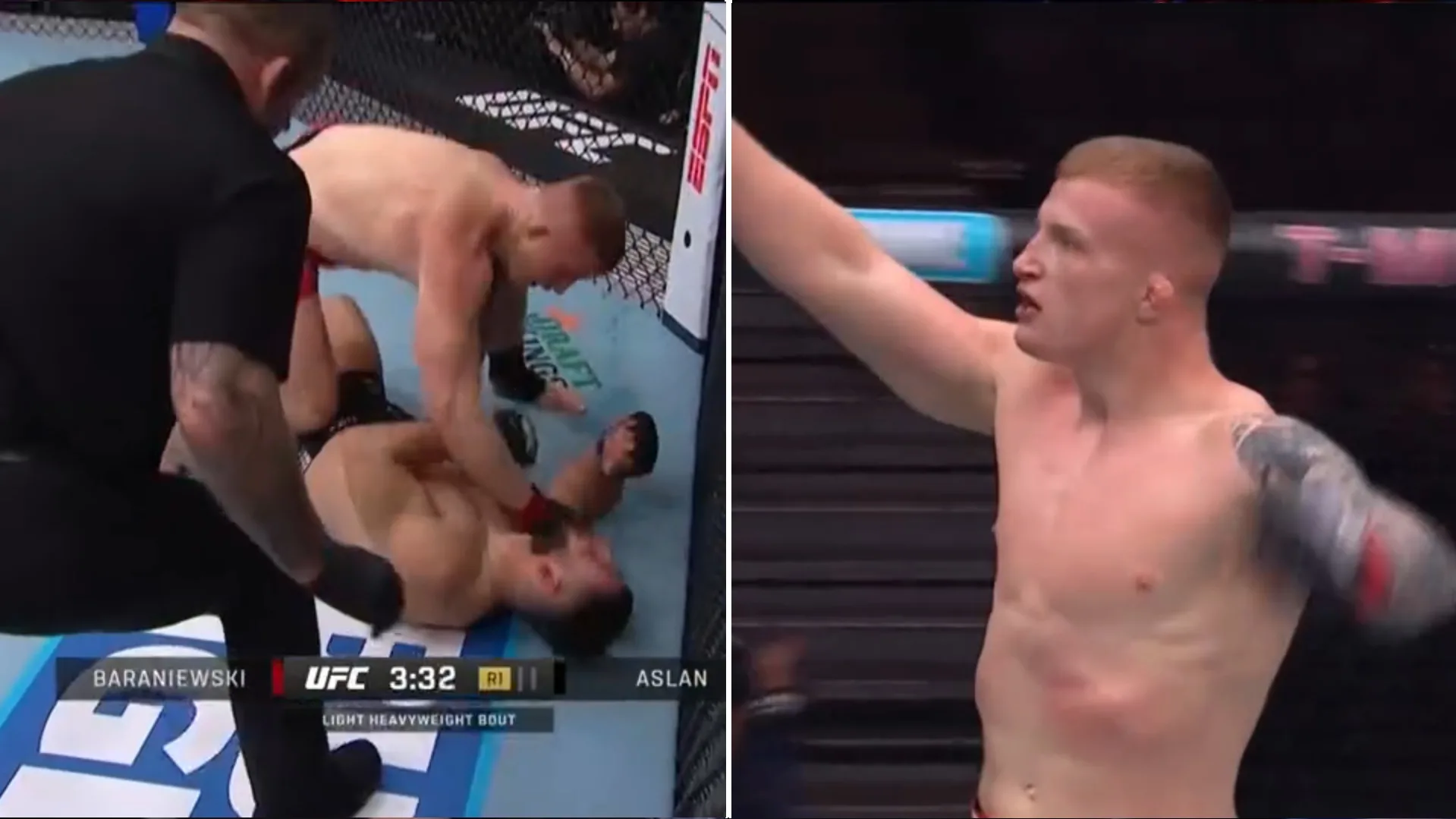 UFC 323: Szaleństwo w Las Vegas! Iwo Baraniewski kończy Ibo Aslana po niesamowitej błyskawicznej walce! [WIDEO]