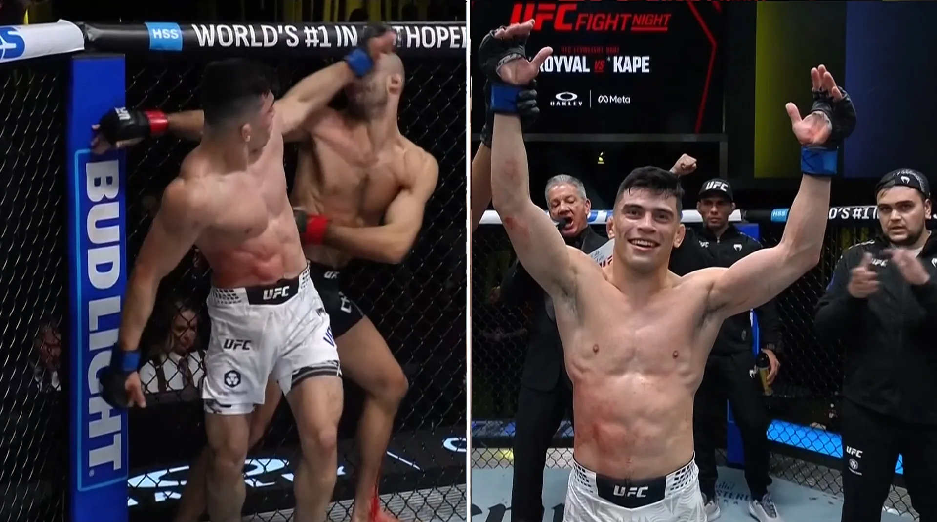 UFC on ESPN 73: Kevin Vallejos fenomenalnym backfistem nokautuje Chikadze [WIDEO]