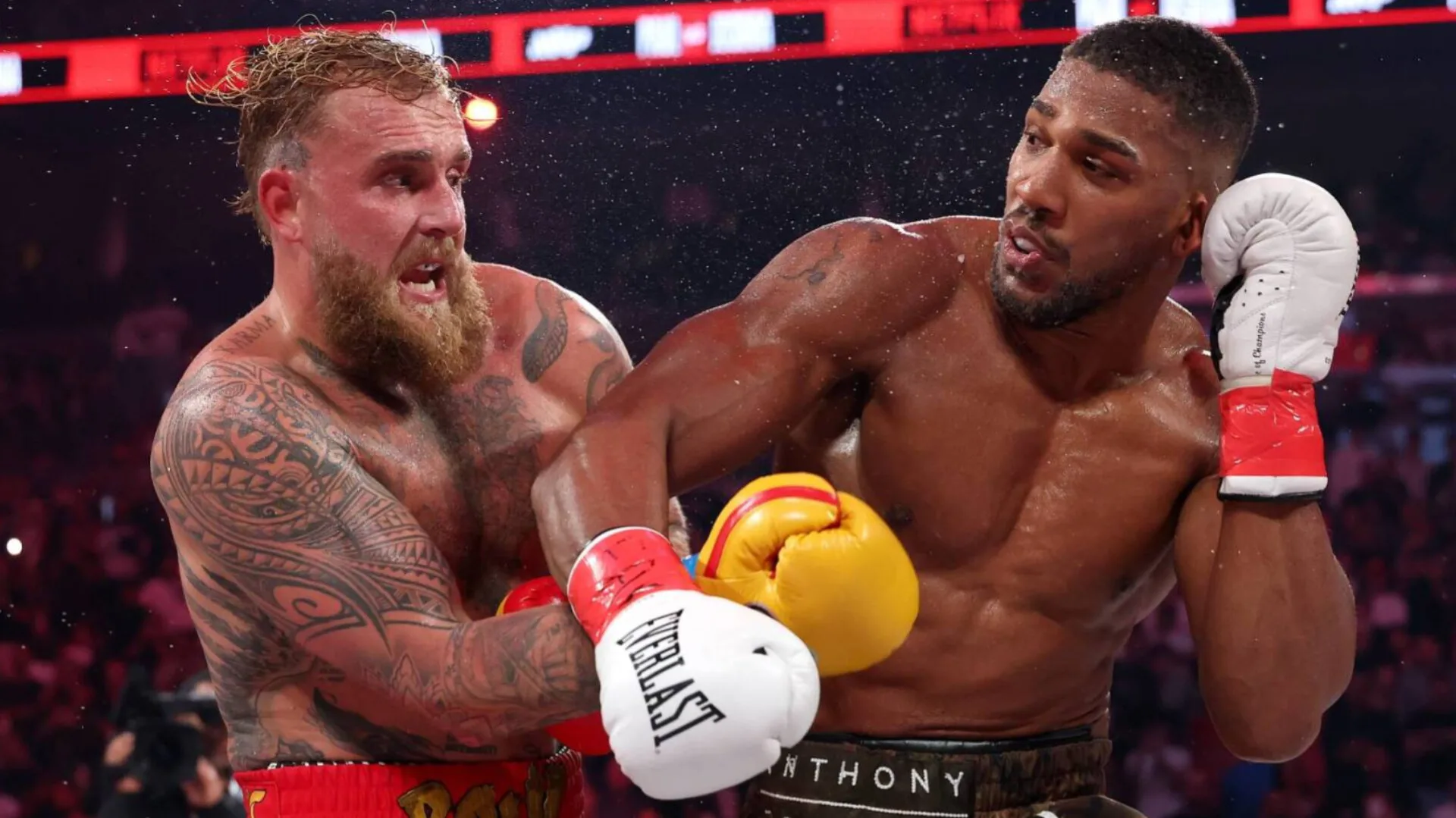 Ogromna gaża i gigantyczne podatki. Joshua odda połowę wypłaty za walkę z Paulem