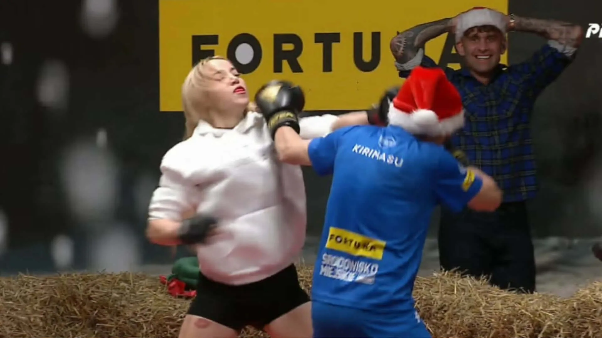 Marianna Schreiber znokautowała Marka Jówkę. Jest nagranie