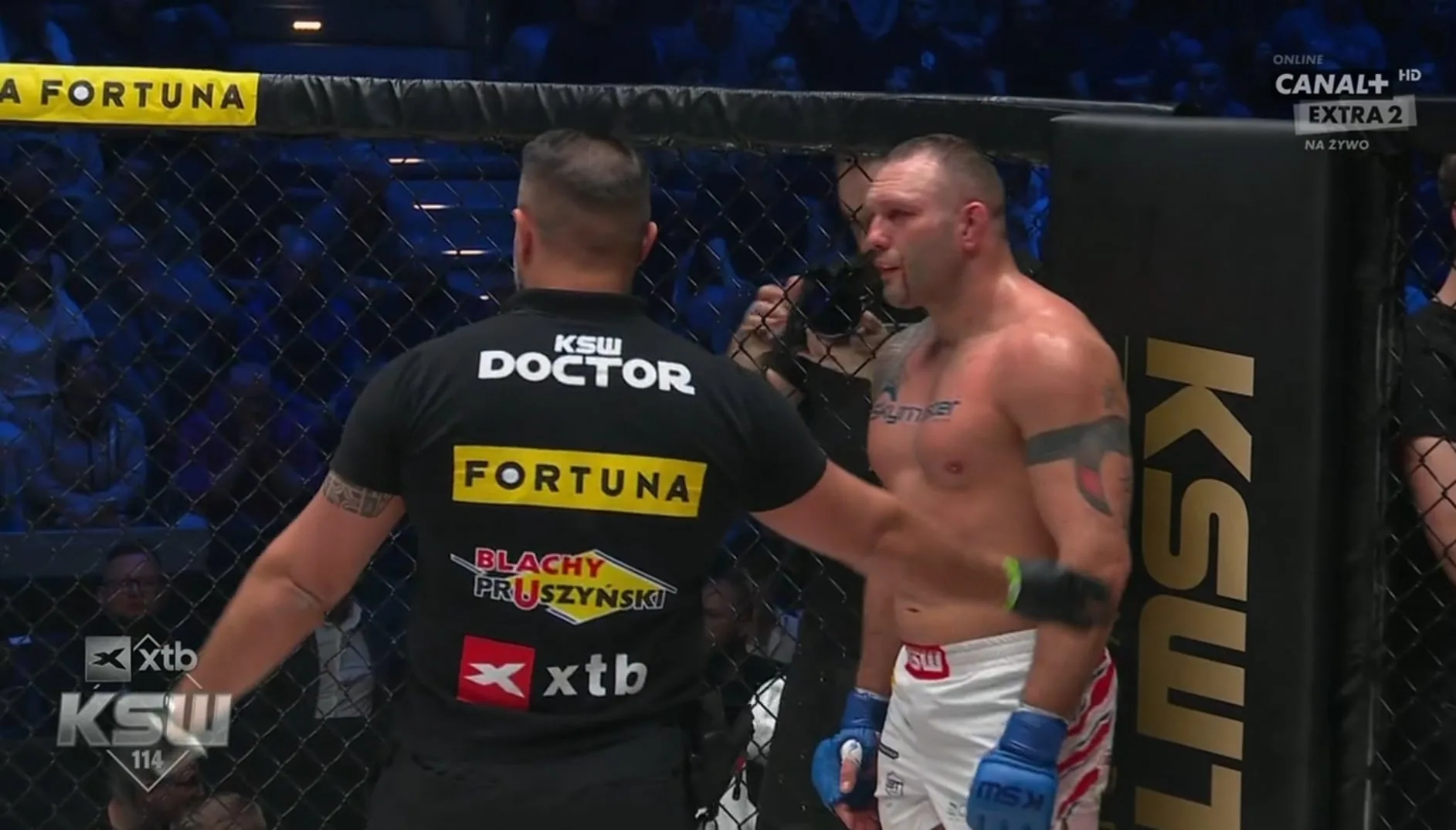 Wielki pech. Palec w oko przerwał walkę Chuzhigaeva i Rożańskiego na KSW 114