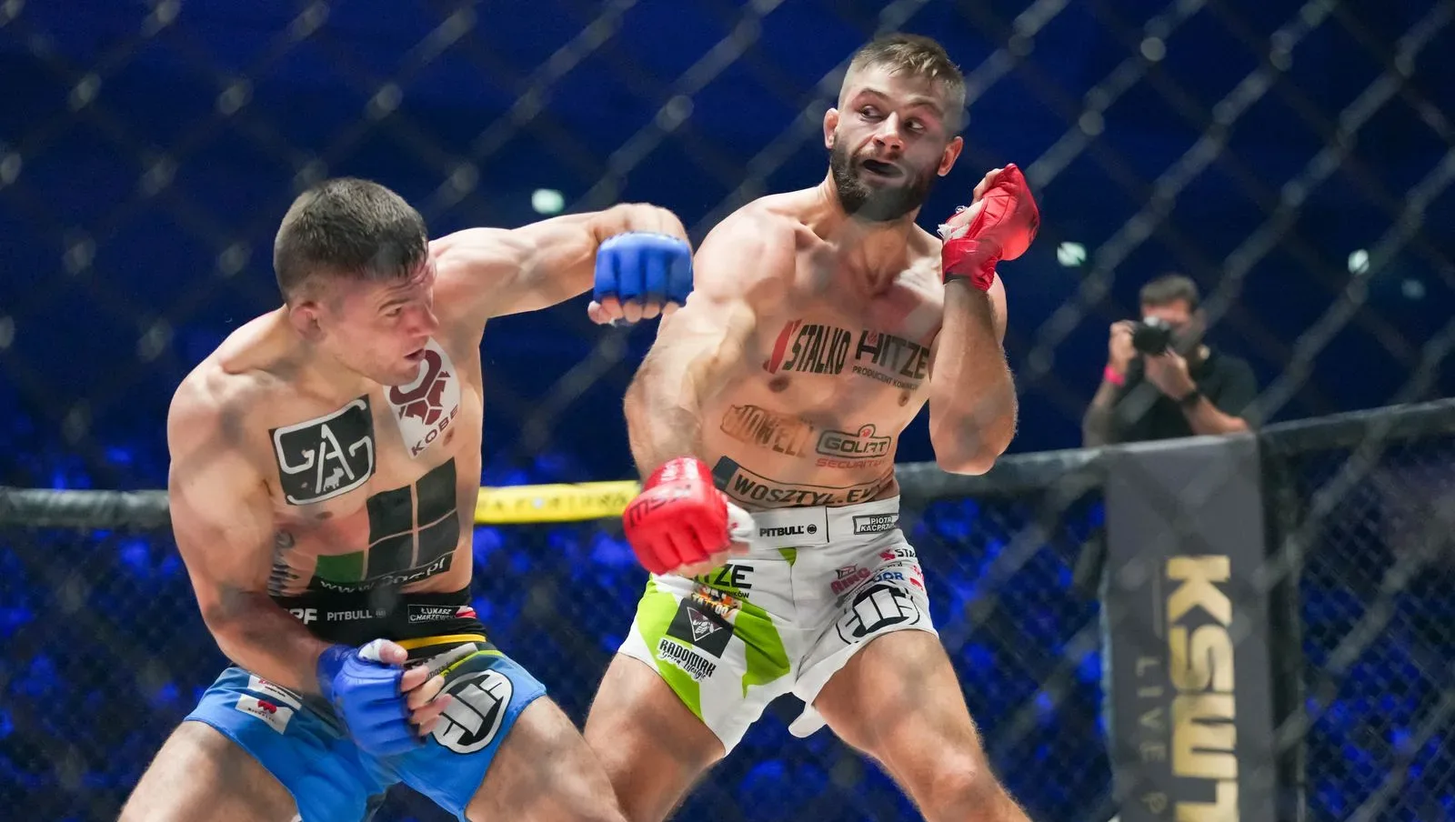 Piotr Kacprzak i Wojciech Kazieczko stoczyli wyrównany bój na KSW 114. Bliski werdykt w Radomiu