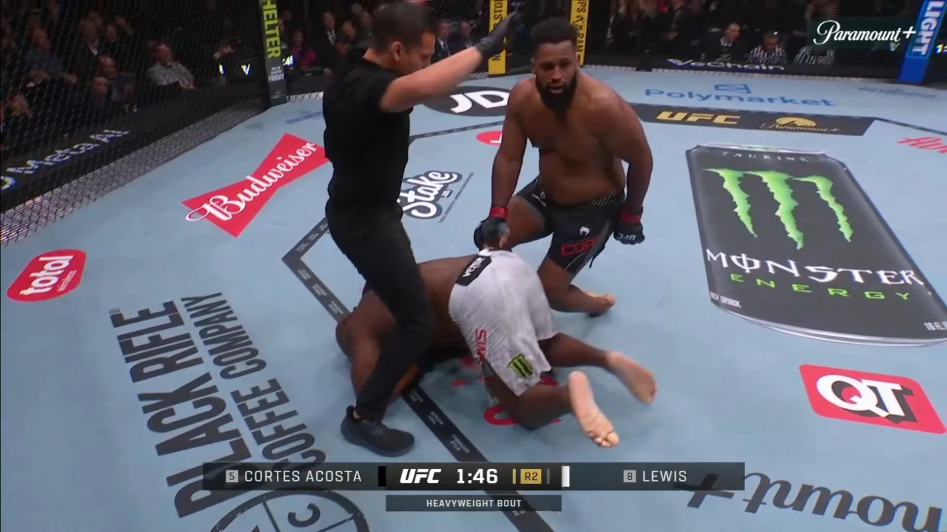 Waldo Cortes-Acosta kończy przed czasem bezradnego Lewisa na UFC 324 [WIDEO]