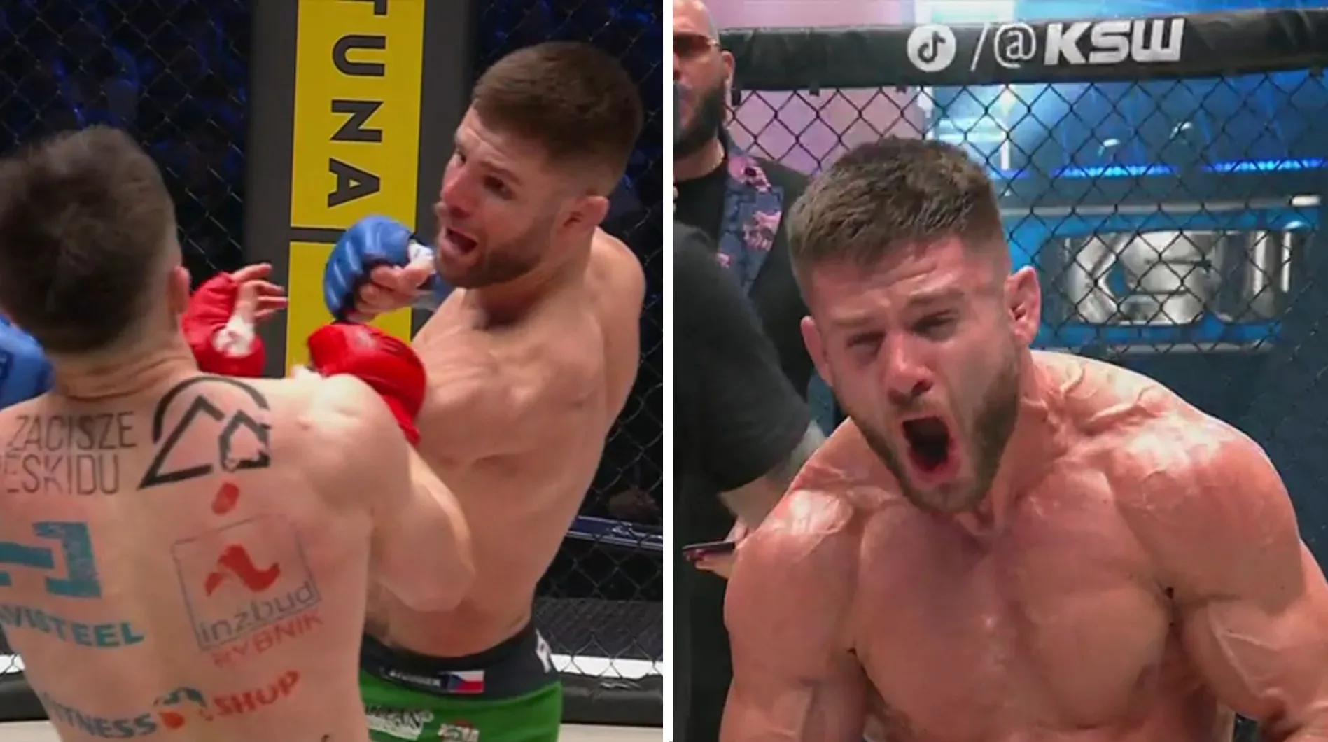 Josef Štummer zwycięża mimo odjętego punktu na KSW 115