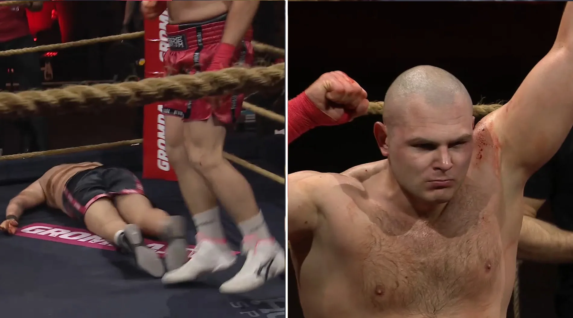 Ziomek niszczy rywala na GROMDA 24. Polska vs. Anglia kończy się remisem