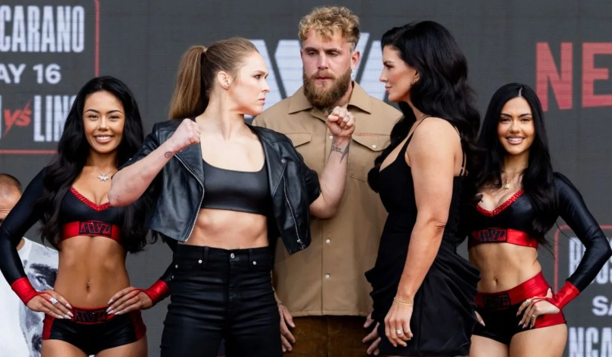 Rousey i Carano twarzą w twarz. Historyczne spotkanie legend przed walką