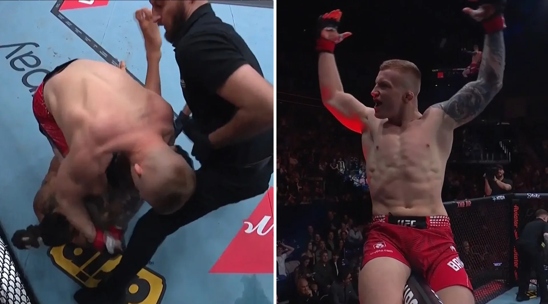 Iwo Baraniewski błyskawicznie zdemolował rywala na UFC Londyn [WIDEO]