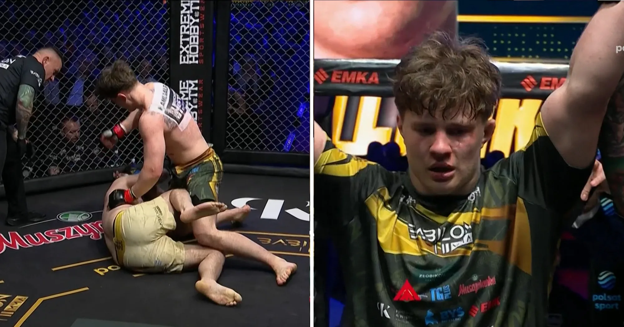 Yehor Oliinyk zwycięża na Babilon MMA 57. 18-latek ubił rywala [WIDEO]