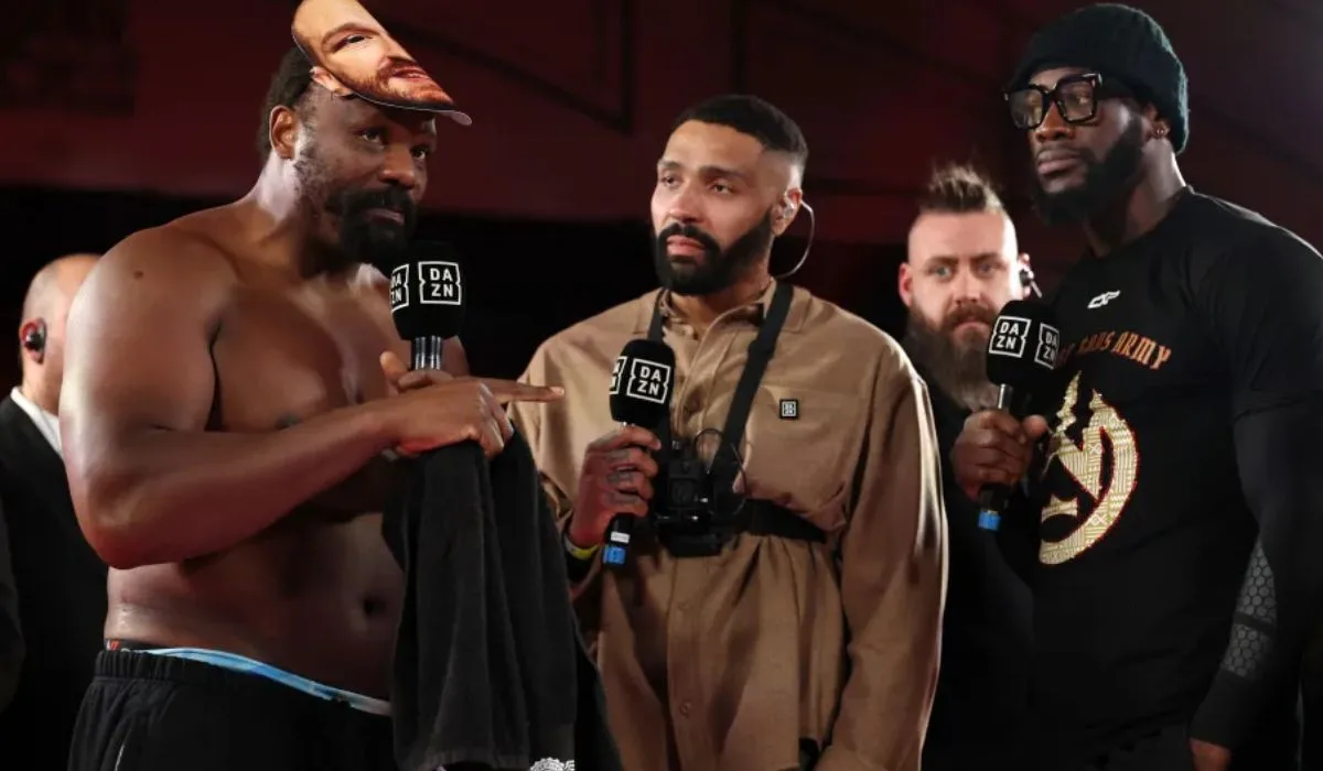 Chisora będzie walczył z Wilderem. Na ważenie założył maskę pogromcy Amerykanina