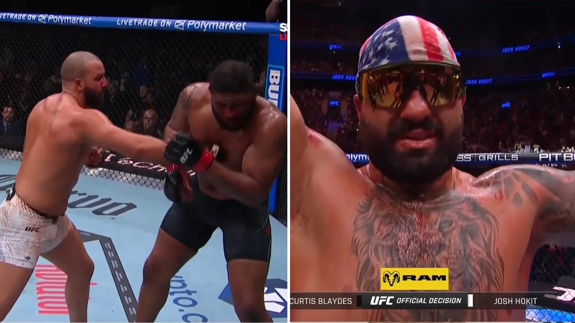 Josh Hokit wygrywa oktagonową wojnę z Curtisem Blaydesem na UFC 327 [WIDEO]