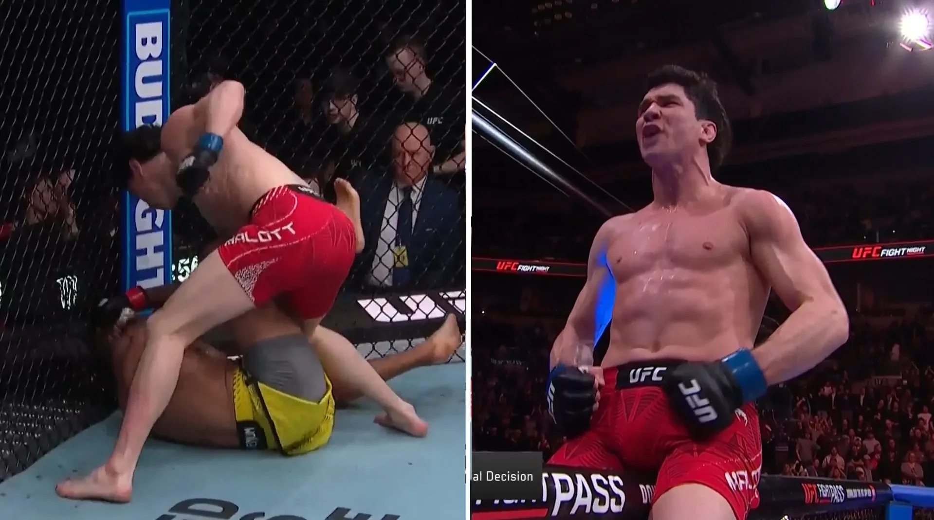 Mike Malott rozbił Gilberta Burnsa w walce wieczoru UFC Winnipeg [WIDEO]