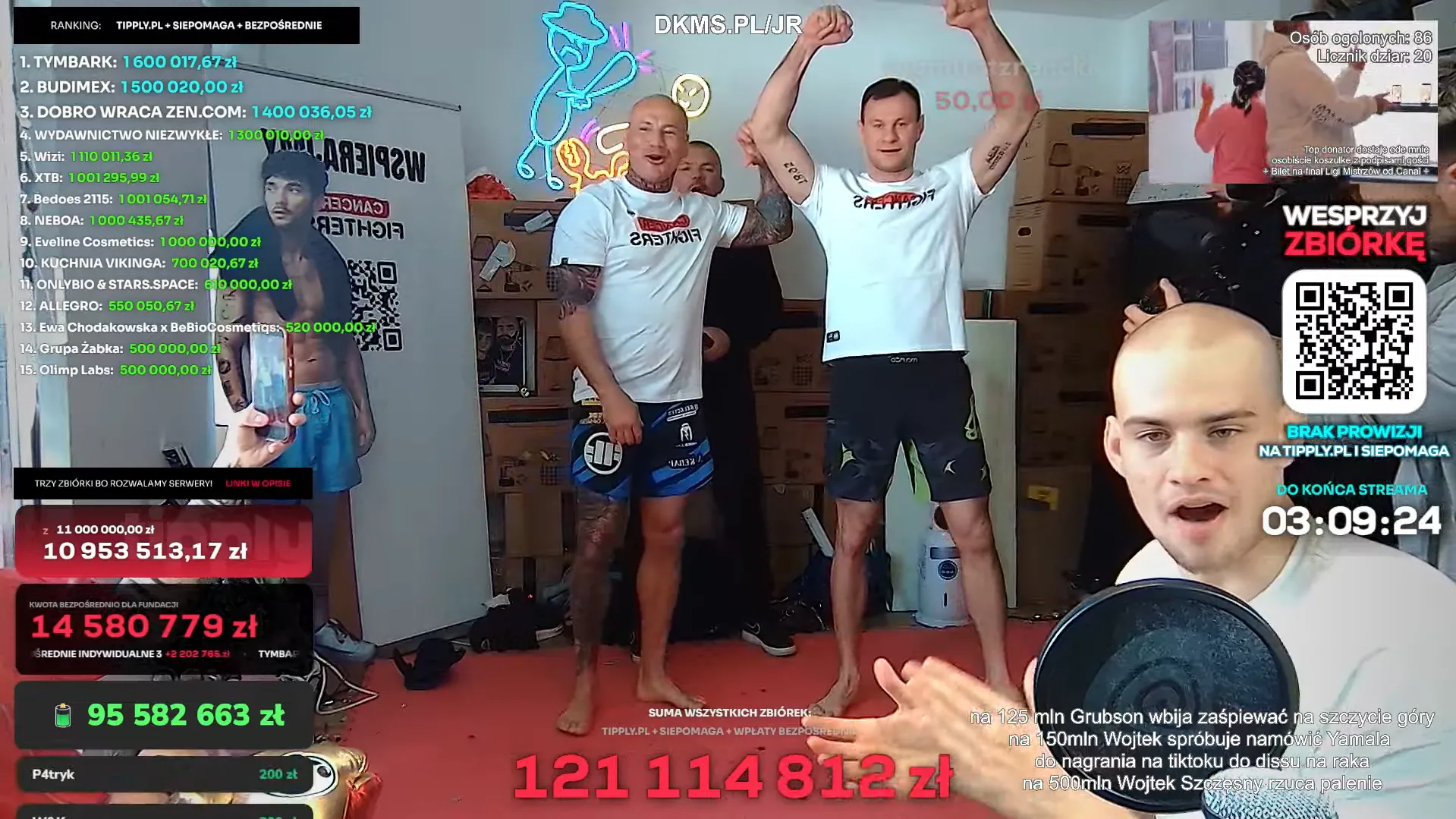 Szpilka i Wrzosek stoczyli rewanż na streamie łatwoganga. Wszystko, aby pomóc dzieciom