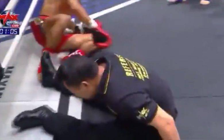 Zawodnik Muay Thai znokautował rywala i sędziego