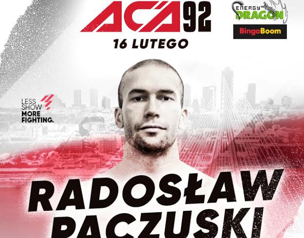 Marcin Krakowiak wypada z ACA 92! Poszukiwany nowy rywal dla Radosława Paczuskiego