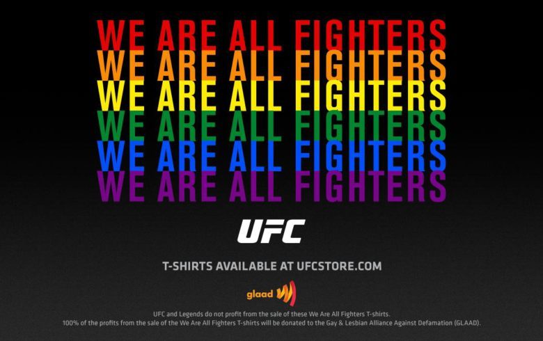 UFC w walce z homofobią, Twitter UFC