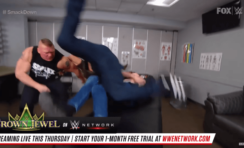 Brock Lesnar rzuca Cainem Velasquezem