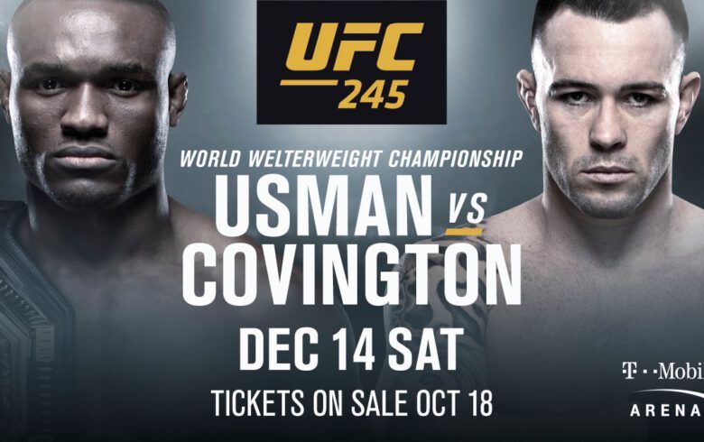 Kamaru Usman vs. Colby Covington walką wieczoru UFC 245