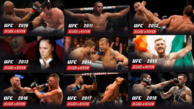 UFC podsumowuje dekadę! Oto co działo się między 2010 a 2019 rokiem w oktagonie!