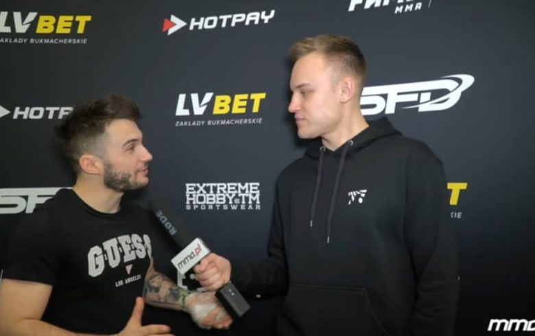 Filipek na konferencji przed FAME MMA 6 wywiad