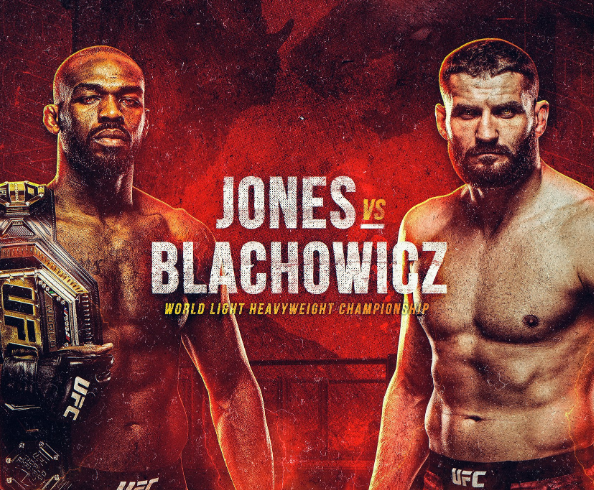 Kapitalny fanowski plakat walki Jones vs. Błachowicz