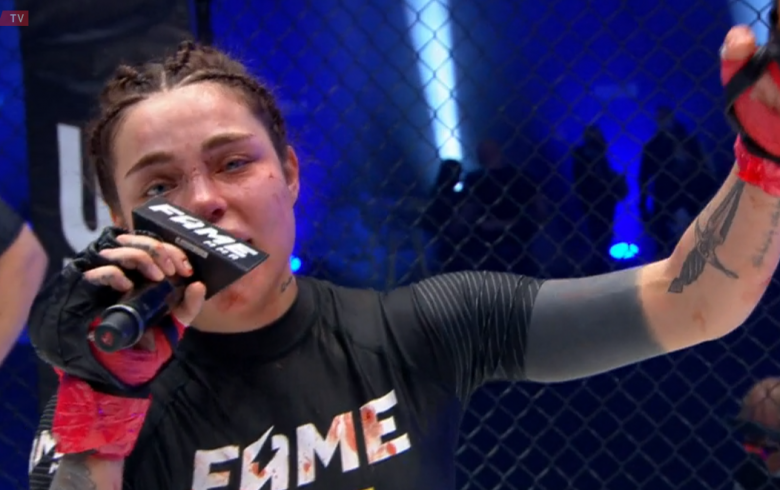 Zusje pokazała posiniaczoną twarz po walce z Linkiewicz na FAME MMA 6