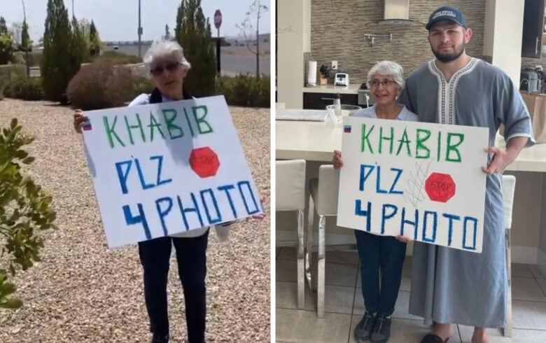 Khabib Nurmagomedov spełnia marzenie fanki