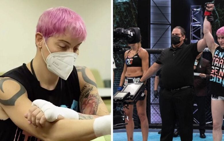 Transseksualista wygrał walkę MMA