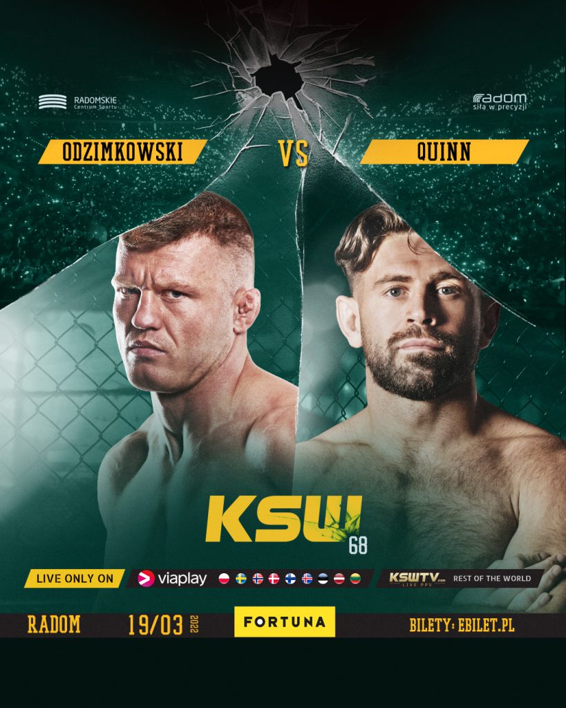 Odzimkowski Poznał Rywala Polsko Irlandzkie Starcie Na Ksw 68 W Radomiu Mma Pl 7849