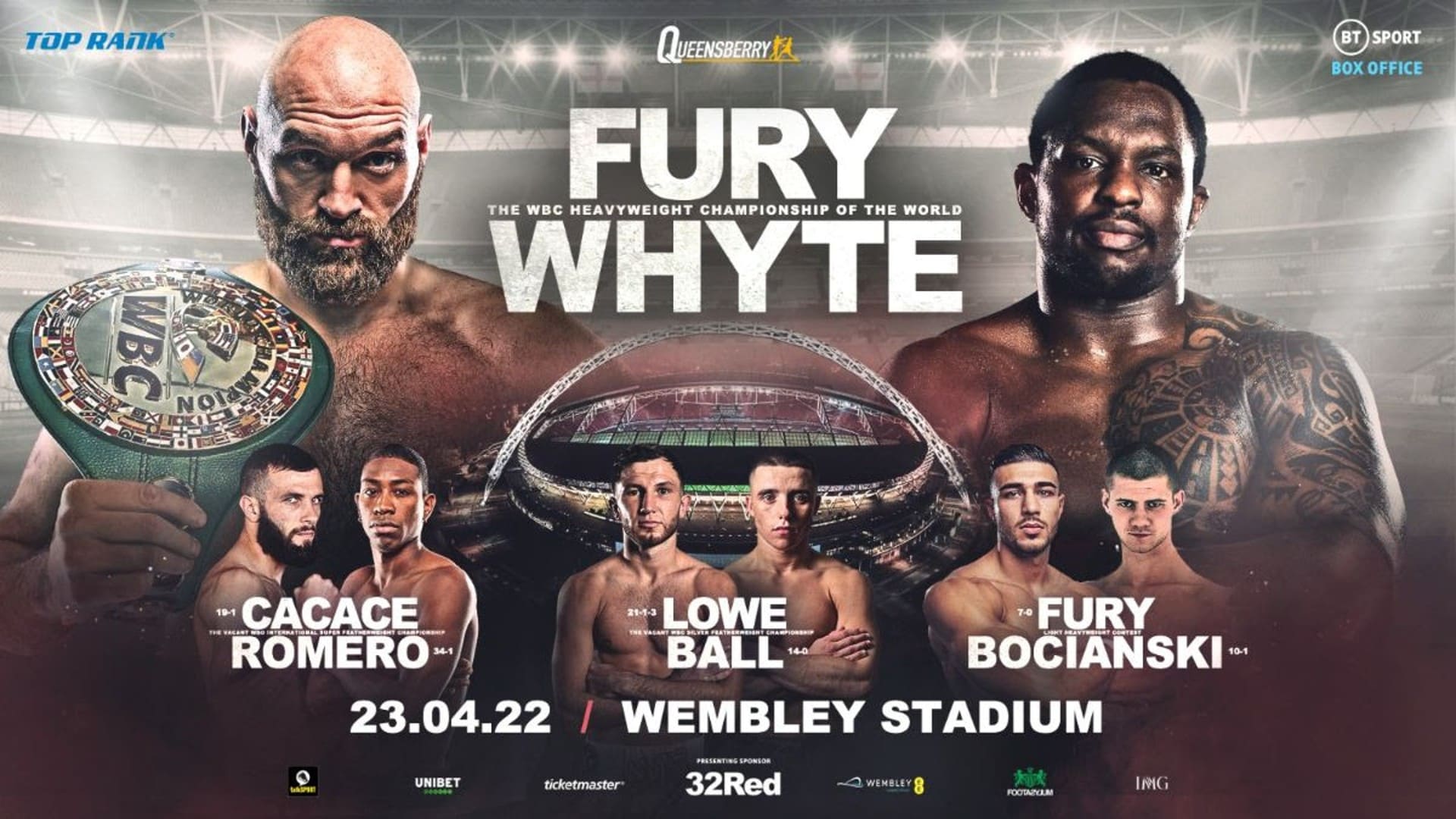 Tyson Fury Vs. Dillian Whyte - Rozpiska, Transmisja, Godziny ...