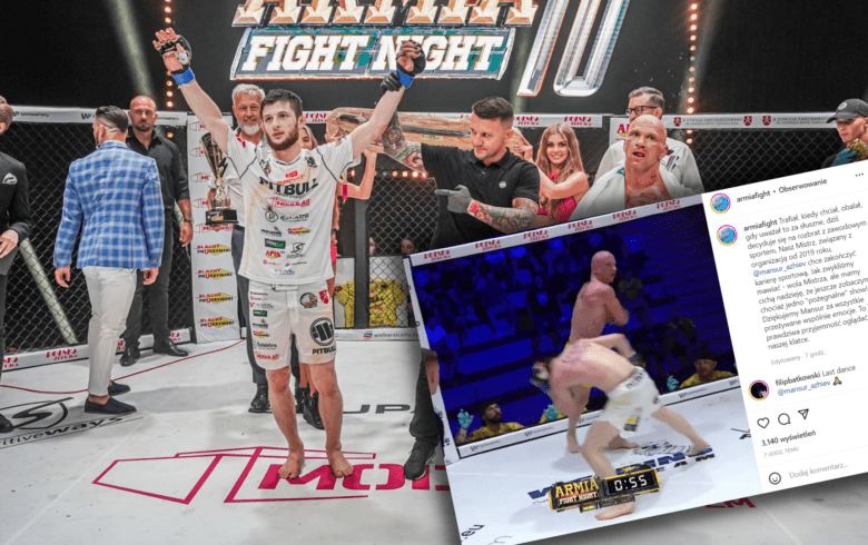 Piękny gest Armia Fight Night! Takim wpisem podziękowali Mansurowi Azhievowi!