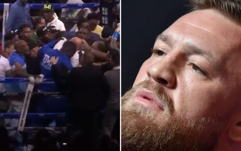McGregor skomentował bójkę w ringu