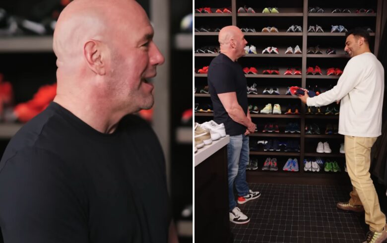 Szef UFC Dana White pokazał swoją kolekcję... butów